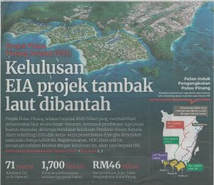 Kelulusan Eia Projek Tambak Laut Dibantah Berita Harian April