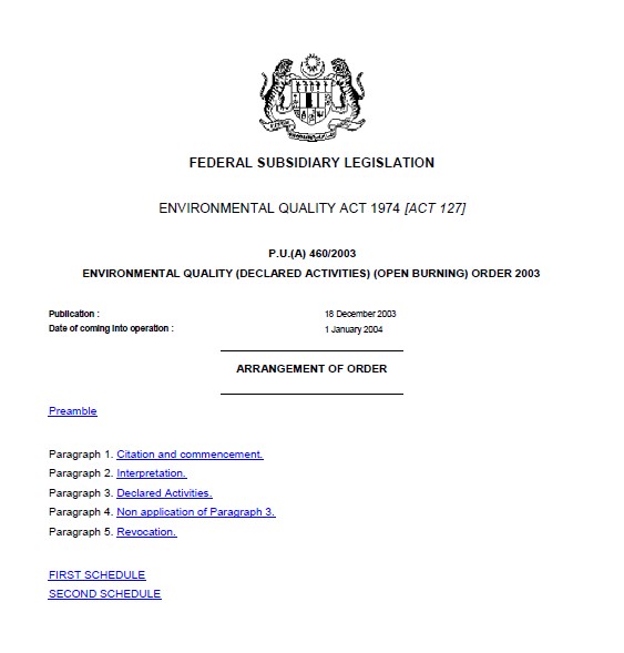 Environmental Quality Act 1974 - Enviro Knowledge Center