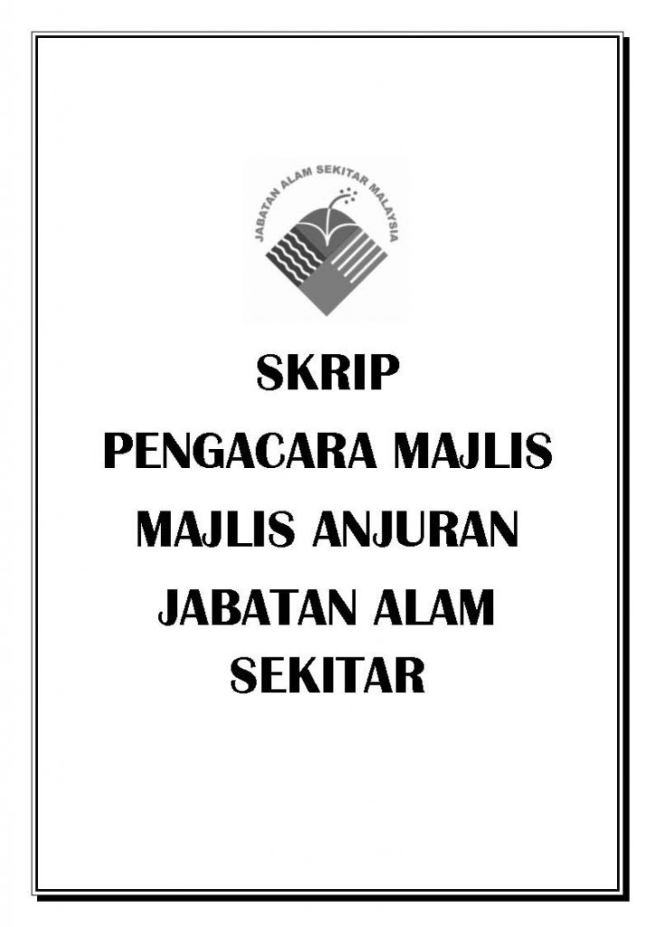 Skrip Pengacara Majlis sempena Majlis Penyampaian Hadiah 