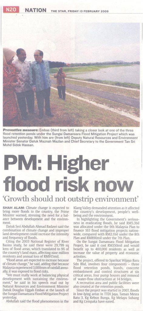 PM: Higher flood risk now - Enviro Knowledge Center