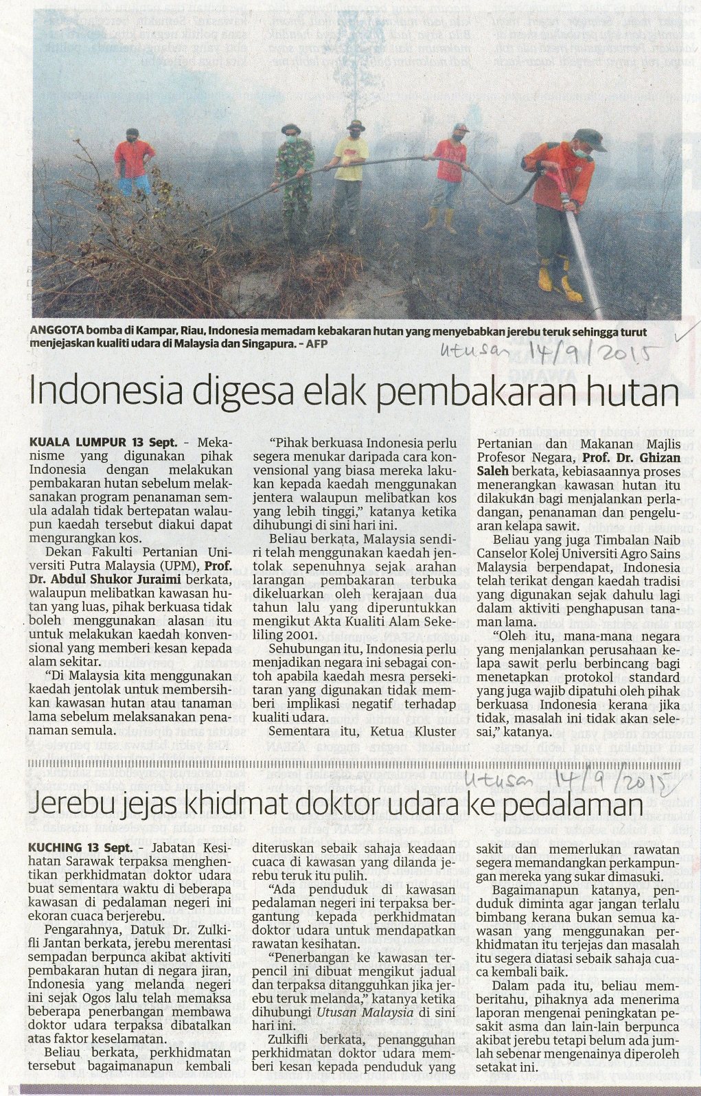 Utusan Malaysia Page 44 Enviro Knowledge Center