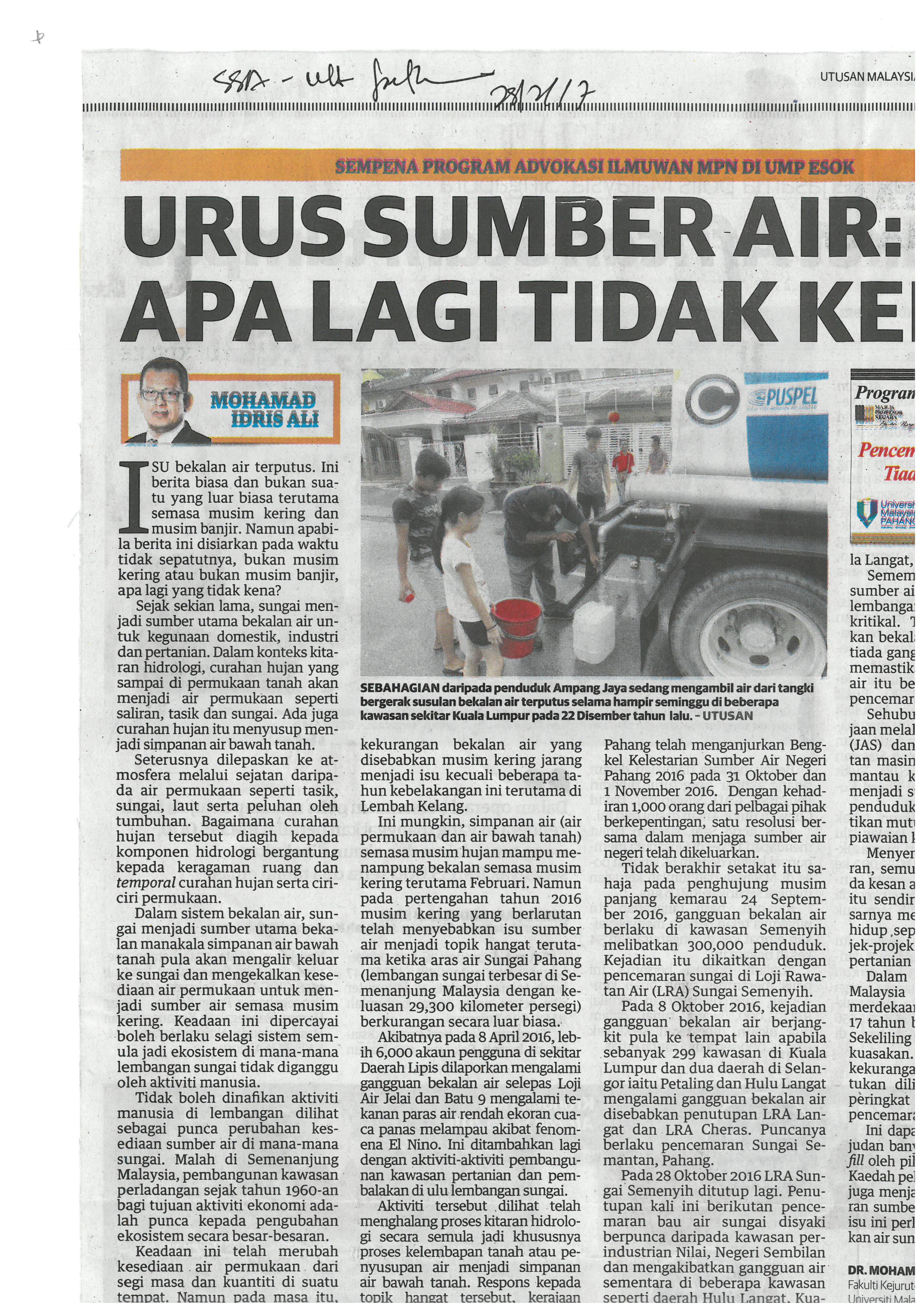 Utusan Malaysia u2013 Page 25 u2013 Enviro Knowledge Center