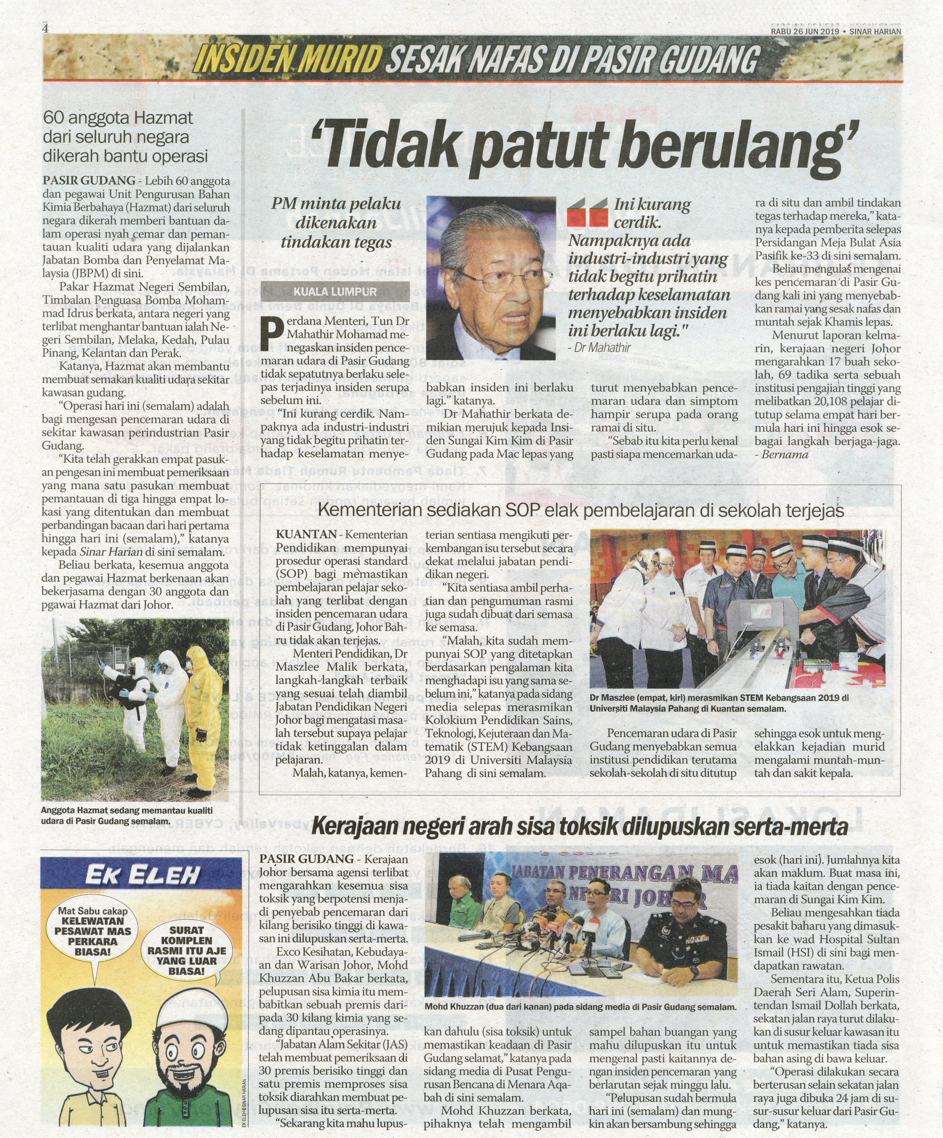 Sinar Harian Metro Hari Ini - andri