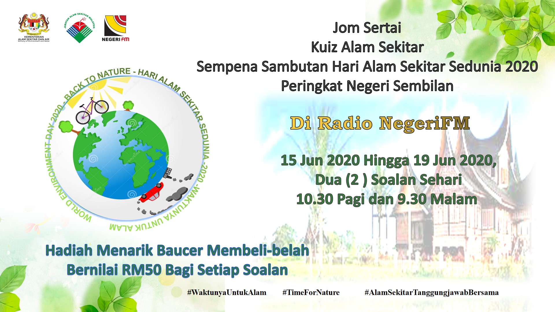 SOALAN KUIZ UNTUK RADIO NEGERI FM SEMPENA SAMBUTAN HARI ALAM SEKITAR ...