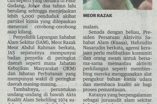 Utusan Malaysia u2013 Page 8 u2013 Enviro Knowledge Center