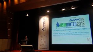 Pegawai JASWPKL menghadiri forum dan pameran Asia Water 2016 bertempat di Kuala Lumpur Convention Centre Malaysia