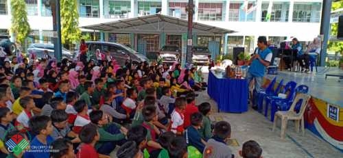 Program Estecc Sk Inanam Laut Kota Kinabalu Demo Penghasilan Lilin Enviro Museum