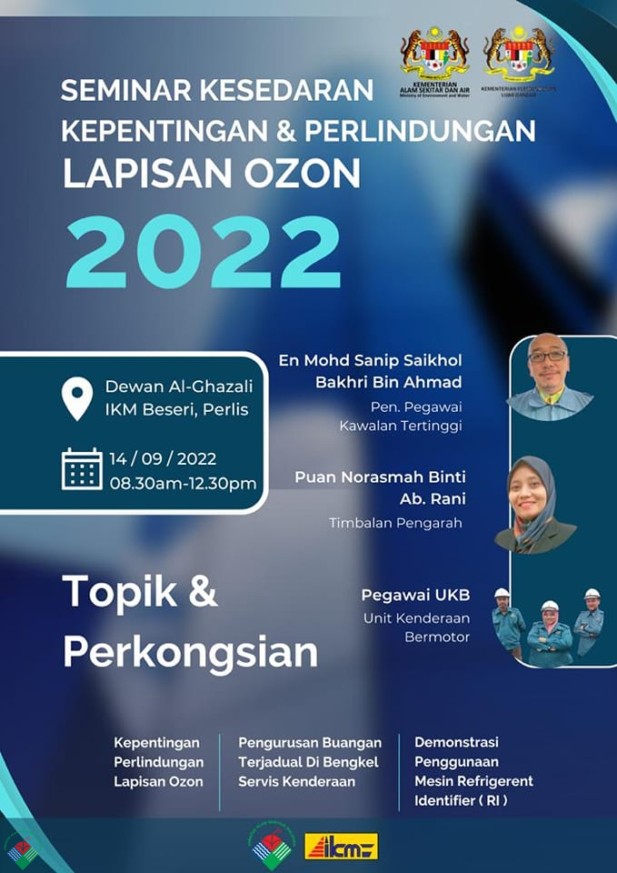 SEMINAR KESEDARAN KEPENTINGAN & PERLINDUNGAN LAPISAN OZON SEMPENA ...