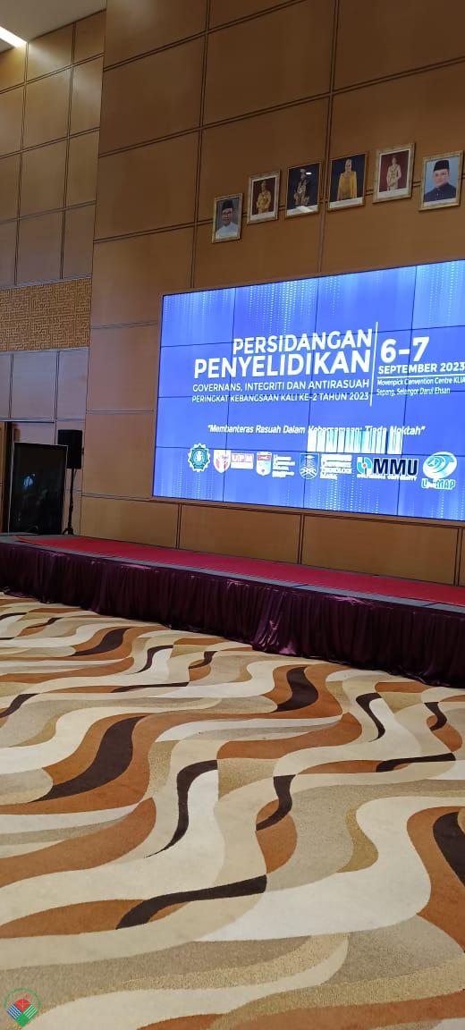 PERSIDANGAN PENYELIDIKAN GOVERNANS,INTEGRITI DAN ANTI RASUAH PERINGKAT ...